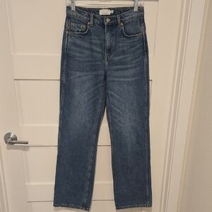 & Other Stories Medium Blue Denim Jeans Scandi Girl Cottage Core